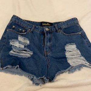jean shorts